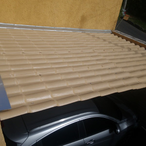 Toldo em Telha de PVC