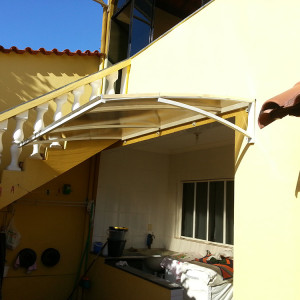 Toldo em Policarbonato Alveolar