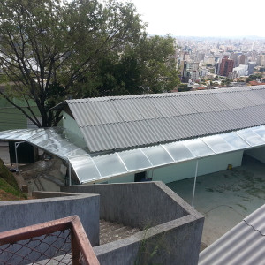 Toldo em Policarbonato Alveolar